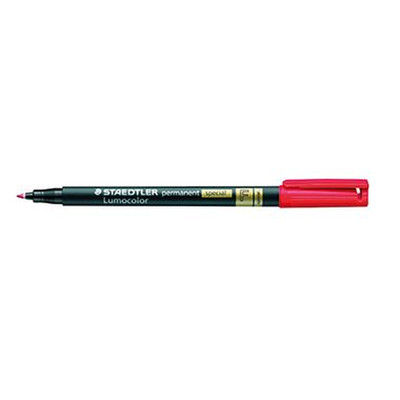 STAEDTLER 319FRT - Permanent special Stift F, 0,6 mm, rot