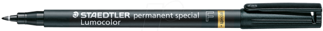 STAEDTLER 319FSW - Permanent special Stift F, 0,6 mm, schwarz