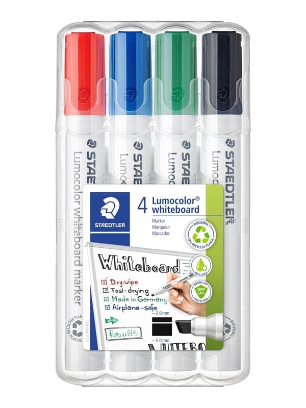 STAEDTLER 351BC4 - Whiteboard Marker, 2 oder 5 mm, 4-color