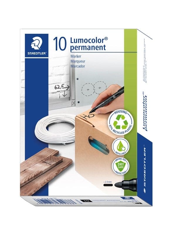 STAEDTLER 352BL - Permanent Marker, 2 mm, blau