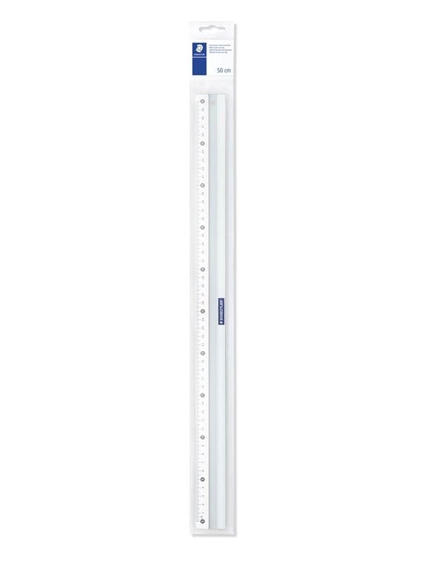 STAEDTLER 56350 - Aluminium-Lineal, 50 cm