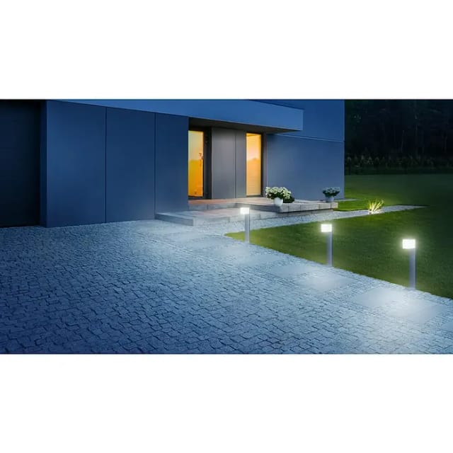STEINEL 055486 - Smart Light, Außenleuchte, GL 80, Bluetooth®, silber