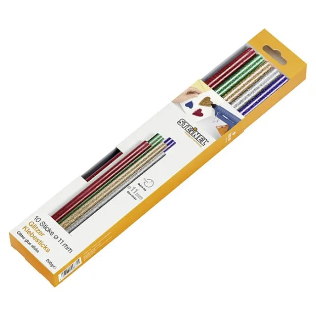 STEINEL 064891 - Glitzer Klebesticks Ø 11 mm 10 Stk.