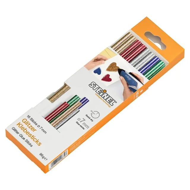 STEINEL 065539 - Glitzer Klebesticks Ø 7 mm 16 Stk.