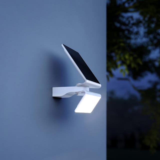 STEINEL 081997 - LED-Solarleuchte, Strahler, mit Bewegungsmelder, XSOLAR L-S ONE