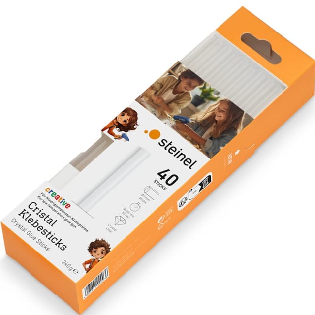 STEINEL 090036 - 40x Klebesticks Cristal Ø 7mm Low Temp