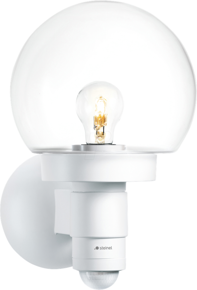 STEINEL 657413 - Wandleuchte, L115S, Sensor, weiß, E27