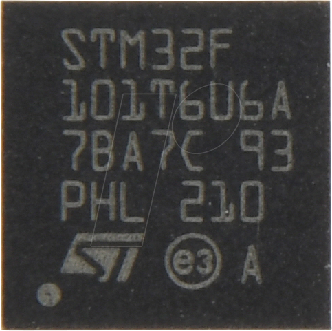 STM32F101T6U6A - Mikrocontroller, Cortex M3, 36MHz,16KB Flash,4KB RAM,UFQFPN-36