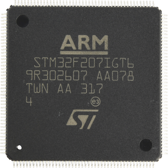 STM32F207IGT6 - Mikrocontroller, Cortex M3, 120MHz,1024KB Flash,128KB RAM,LQFP-1