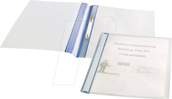STX Q5710A41 - IDP-STAT® Schnellhefter DIN A4, blau / transparent, 25 Stk.