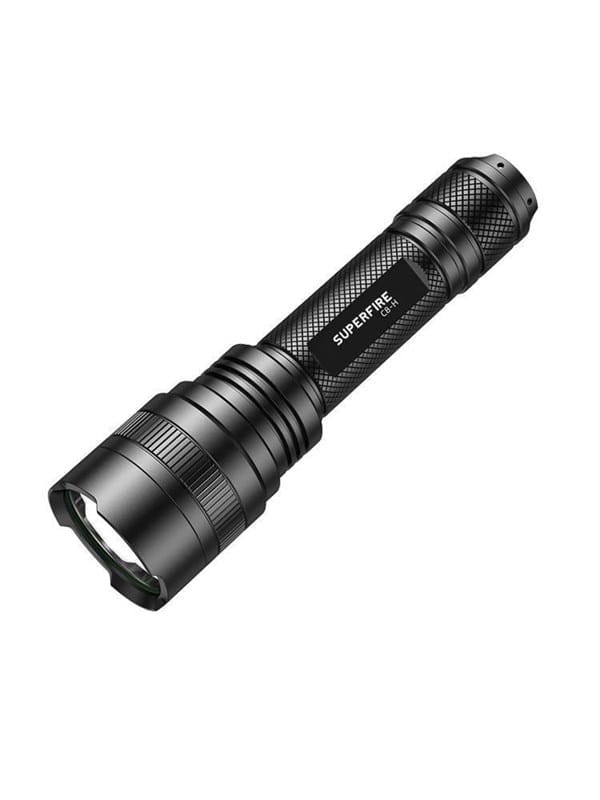 SUFI C8-H - LED-Taschenlampe Superfire C8-H, 950 lm, schwarz, USB