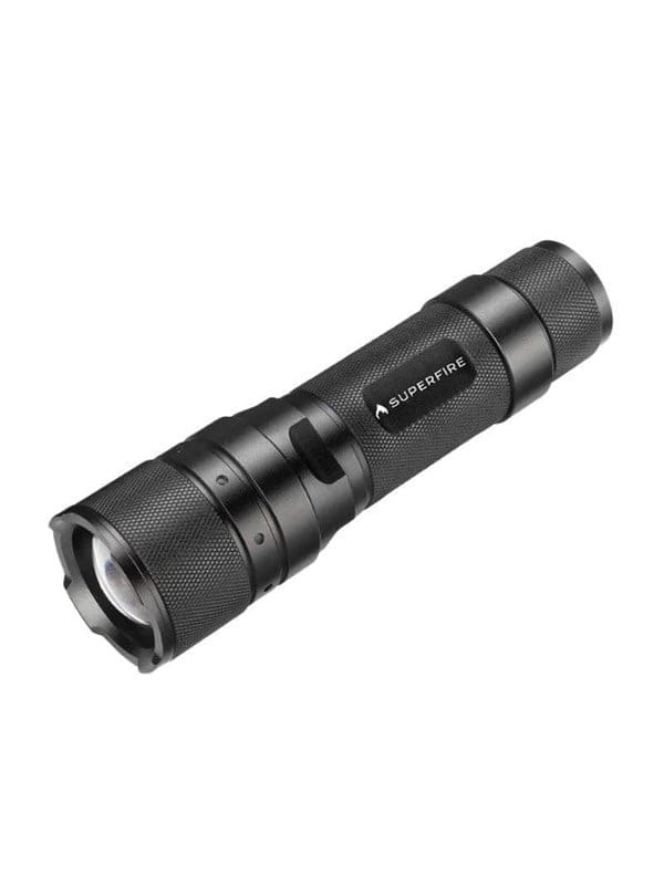 SUFI F3-L2 - LED-Taschenlampe Superfire F3-L2, 570 lm, schwarz, USB