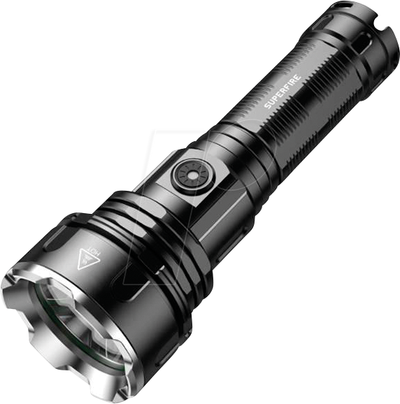SUFI R3 P90 - LED-Taschenlampe Superfire R3-P90, 2000 lm, schwarz, USB