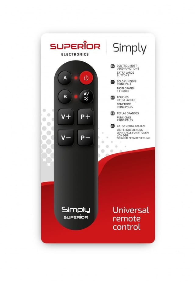 SUPER SIMPLY NUM - Superior Simply Zahlenfeld - Universalfernbedienung