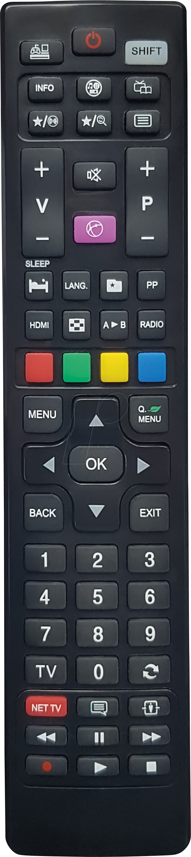 SUPER TELE VES - Superior Ersatzfernbedienung Telefunken Vestel