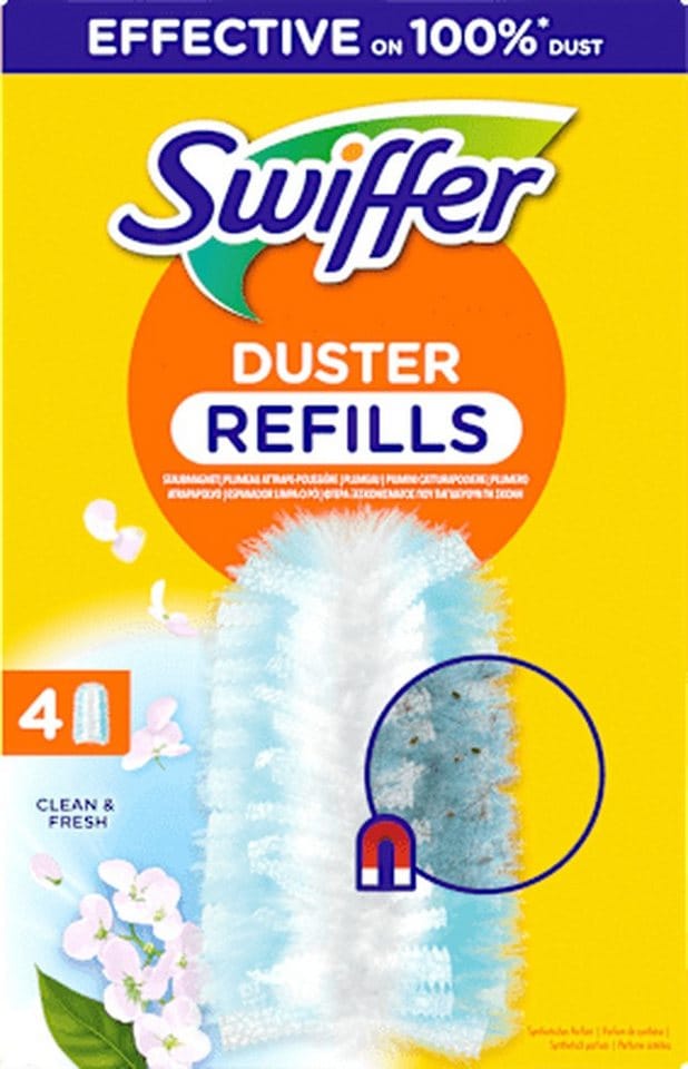 SWIFFER 710992 - Swiffer Staubmagnet DUSTER REFILLS 4 Tücher