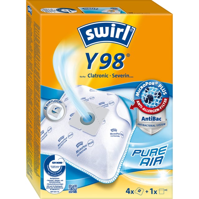 SWIRL 696897 - Staubsaugerbeutel 4 swirl® MicroPor® Plus Y 98