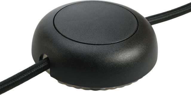 SZD 8124 SW - LED-Schnur-Tastdimmer,rund, 72 x 26 mm, schwarz