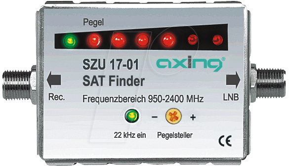 SZU 17-01 - Pegelmessgerät, Satmessgerät, LED Anzeige
