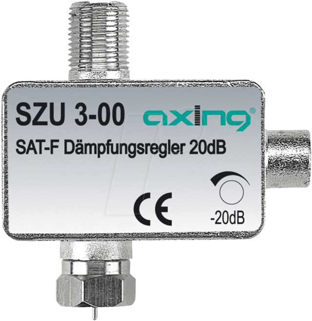 SZU 3-00 - SAT-F Dämpfungsregler, 20 dB