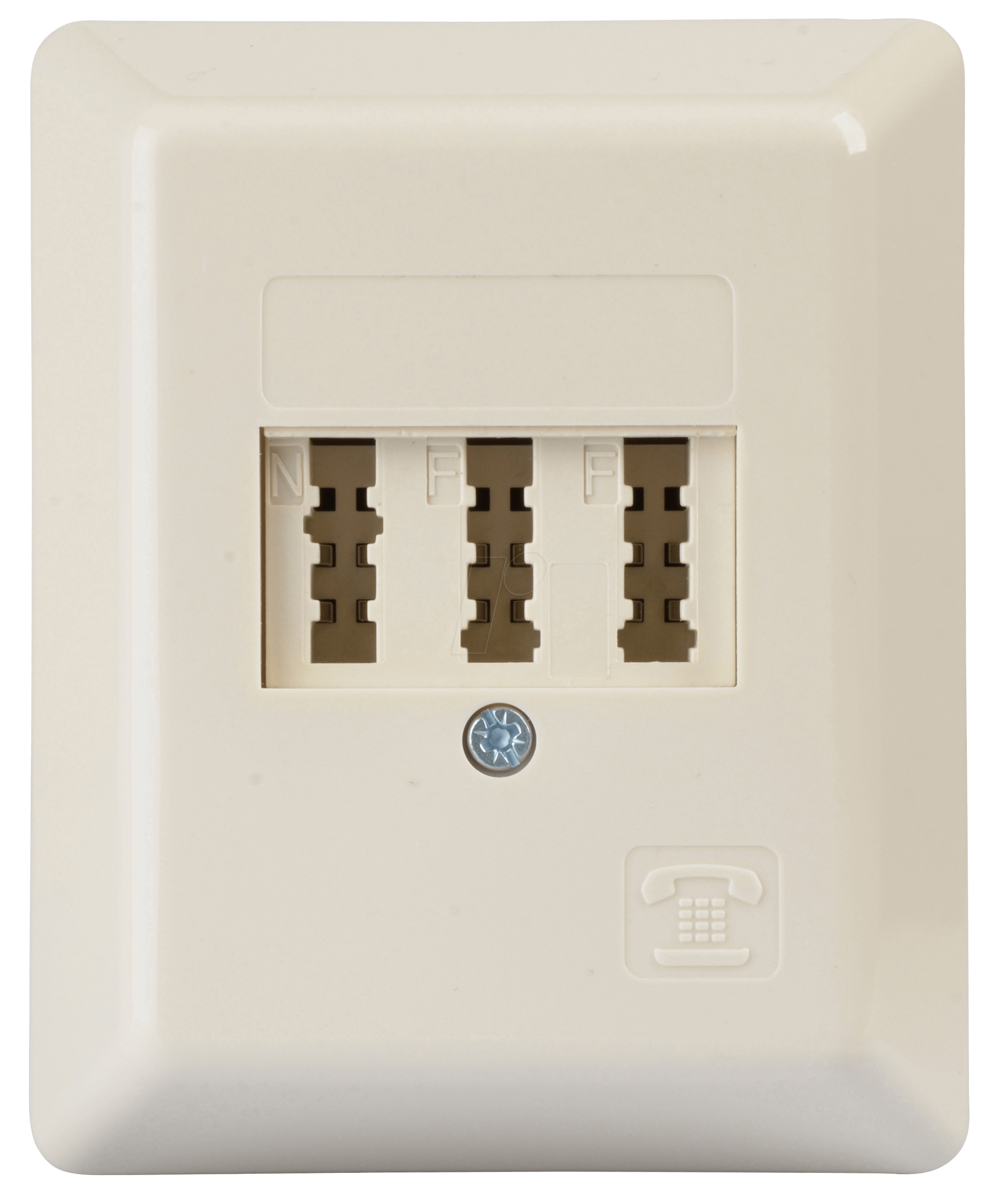 TAE 3X6NFF-AP - TAE Anschlussdose, N/F/F-kodiert, Aufputz