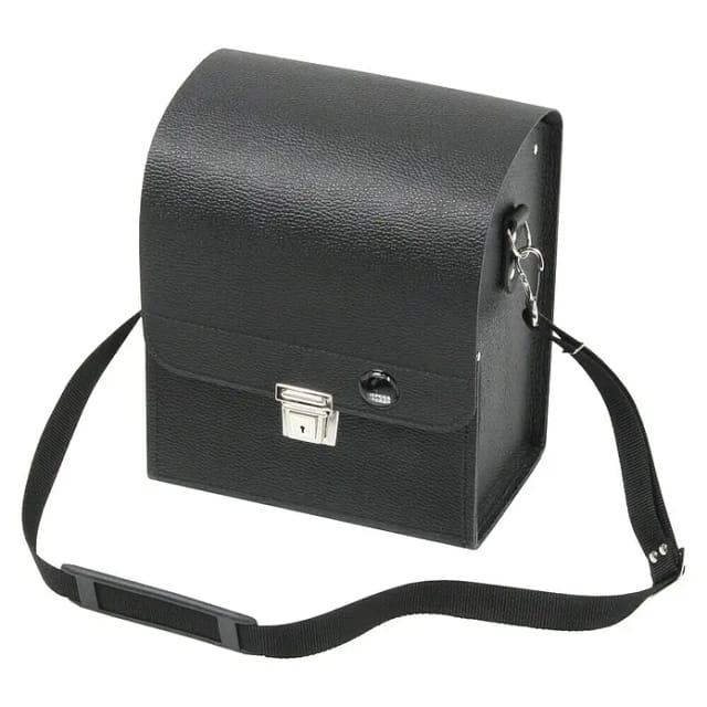 TASCHE 507118 - Werkzeugtasche, Favorit, Leder, schwarz, 210x140x280 mm