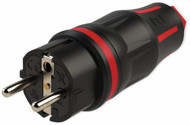 TAUR2 05721-SR - Schutzkontaktstecker TopTaurus2 2SL IP54 rot