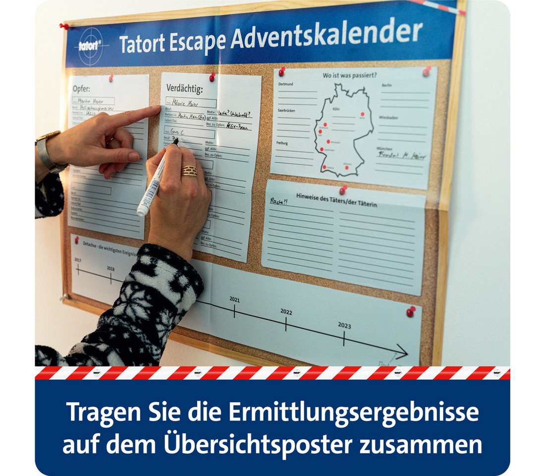 ADV 67197-4 - Adventskalender - Tatort Escape ''Tod unter dem Weihnachtsstern'' Bild 3