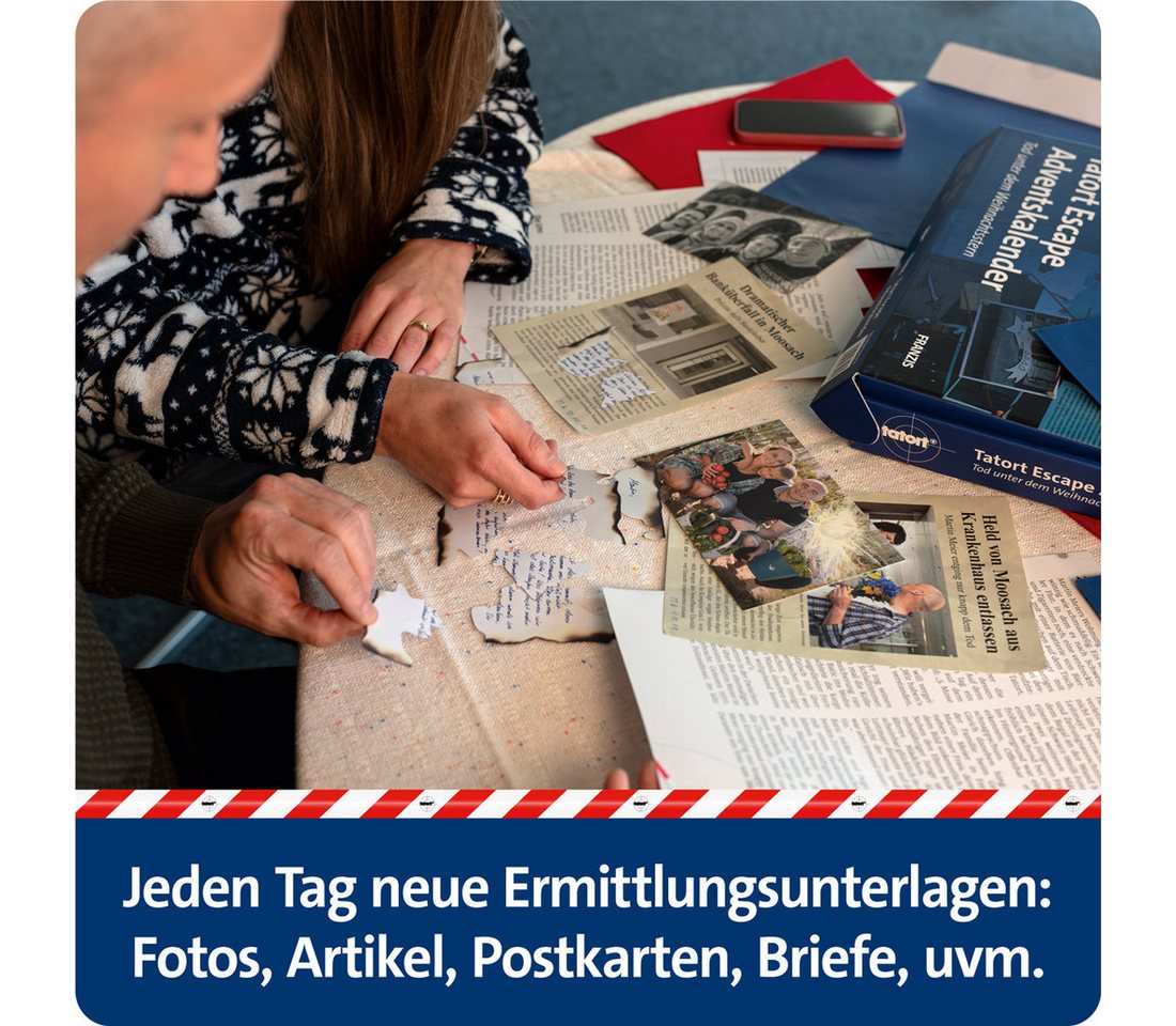ADV 67197-4 - Adventskalender - Tatort Escape ''Tod unter dem Weihnachtsstern'' Bild 4