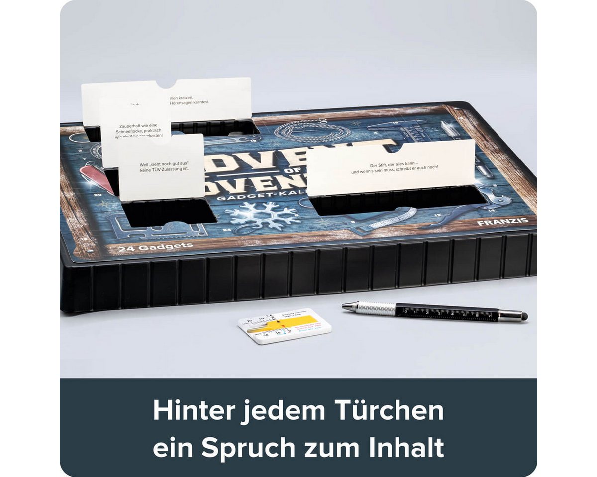 ADV 67256-8 - Adventskalender - Gadget-Kalender für Ihn ''Advent of Adventure'' Bild 3