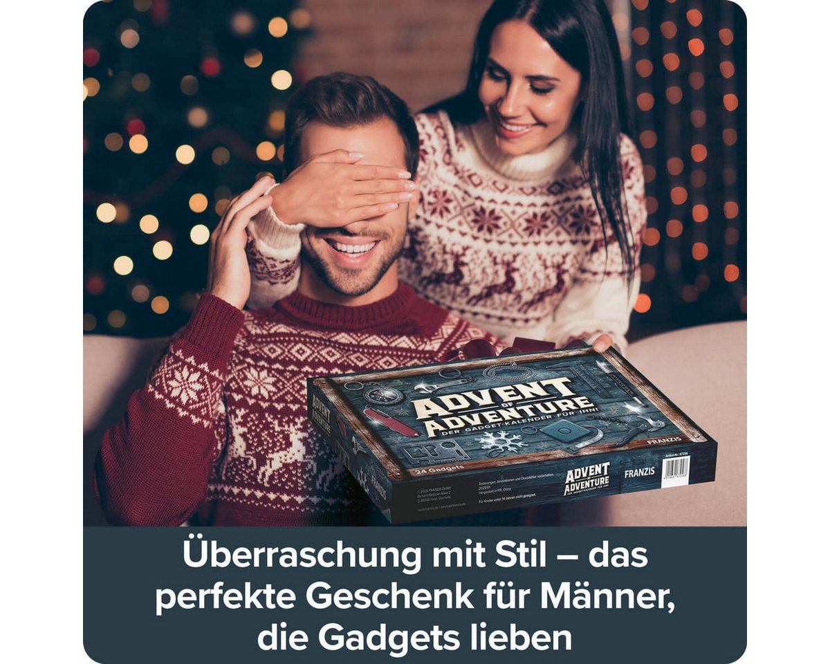 ADV 67256-8 - Adventskalender - Gadget-Kalender für Ihn ''Advent of Adventure'' Bild 4