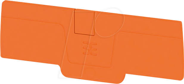 AEP 4C 4 OR - Abschlussplatte A-Serie, orange