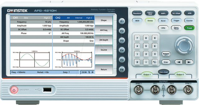 AFG-4235 - Funktionsgenerator, arbiträr, 2 Kanal, 1µHz, 35 MHz