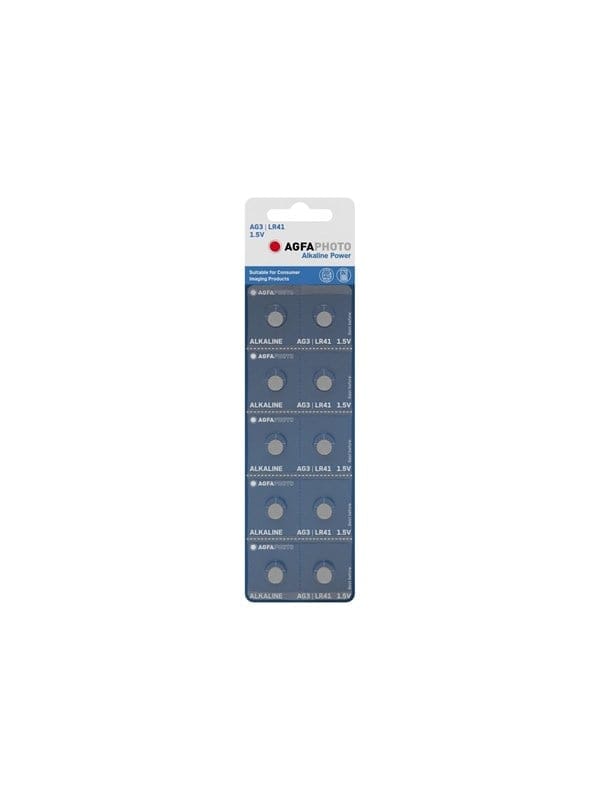 AGFA ALK LR4110 - Power, Alkaline Knopfzelle, LR41, 10er-Pack