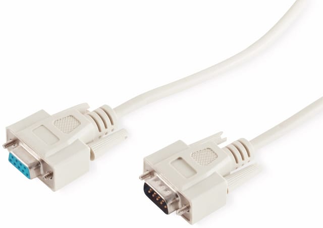 AK 2300 SC - D-SUB Verlängerung, 1:1, 9-pol., Stecker/Buchse, 1,8m