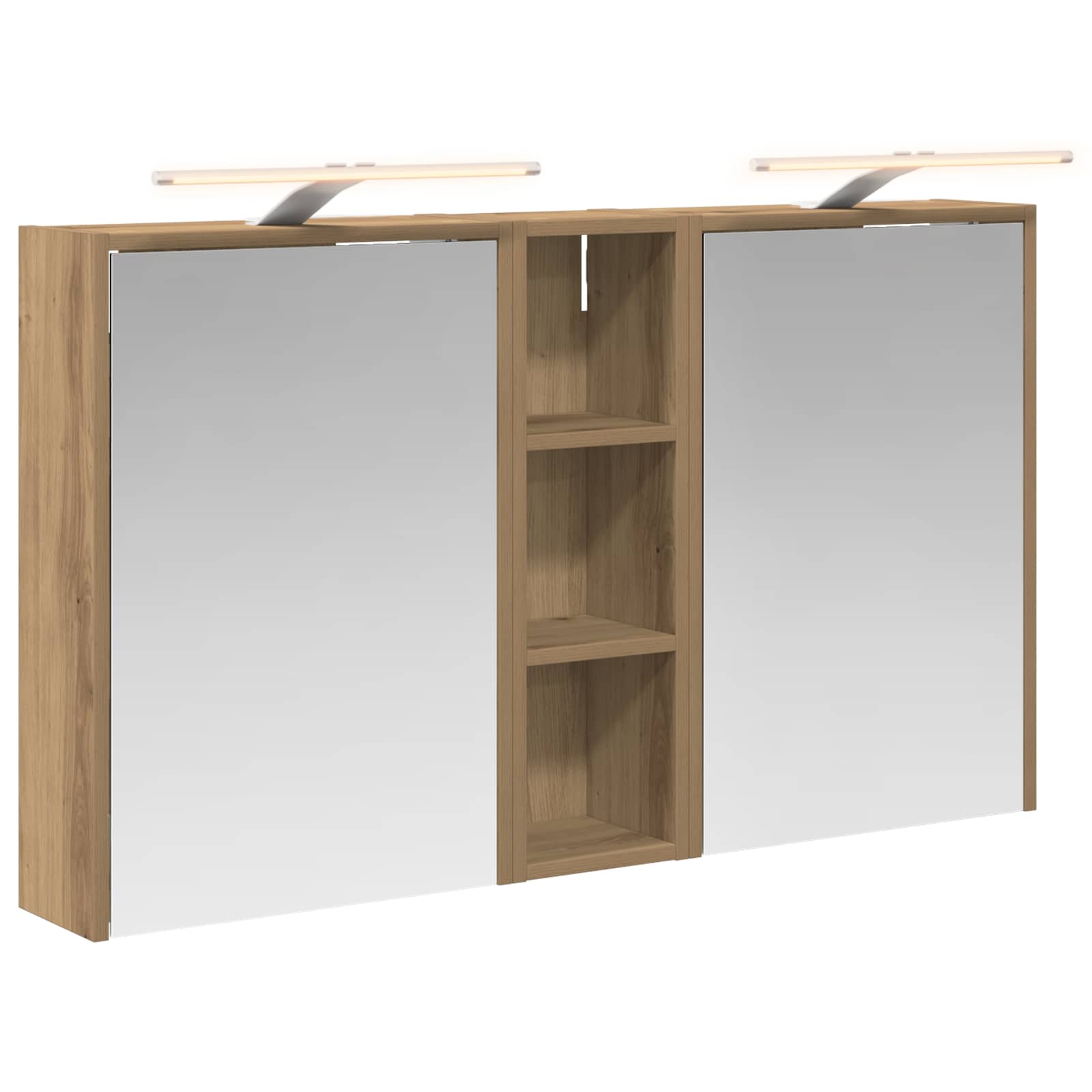 Vidaxl Bathroom Cabinet Set 3 Pcs 106 X 16 X 62.5 Cm Engineered Wood