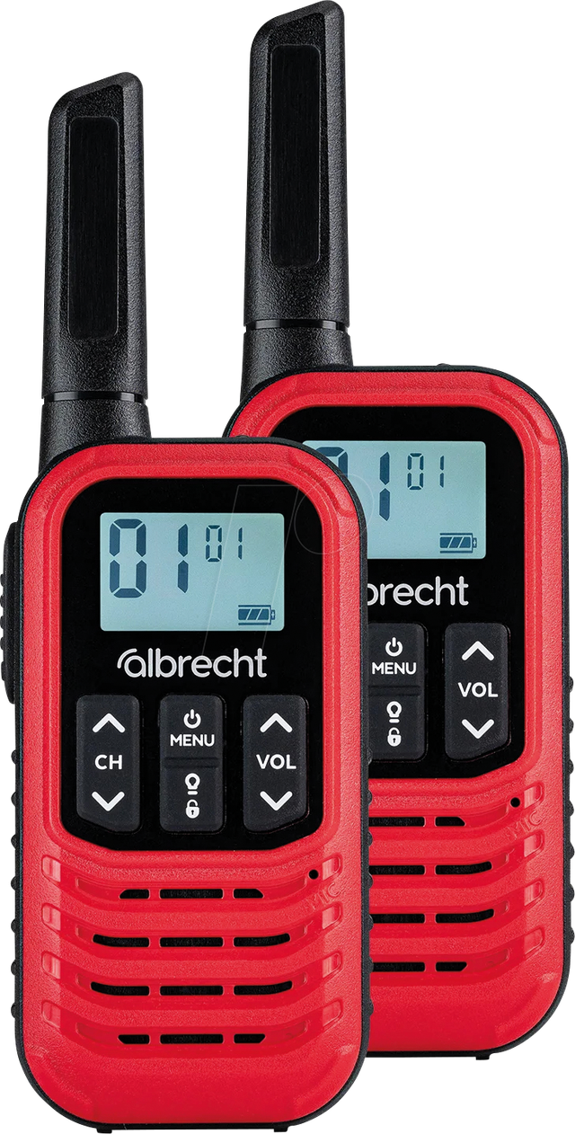 ALBRECHT TT GO - Funkgeräte, Tectalk Go, 2er, Rot