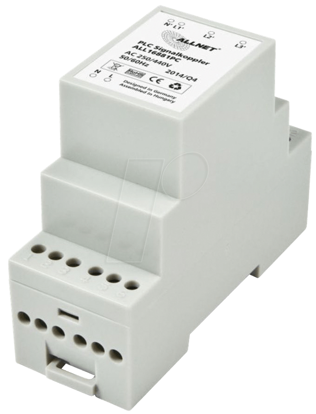 ALLNET 16881PC - Powerline Phasenkoppler 3 Phasen +N + LX