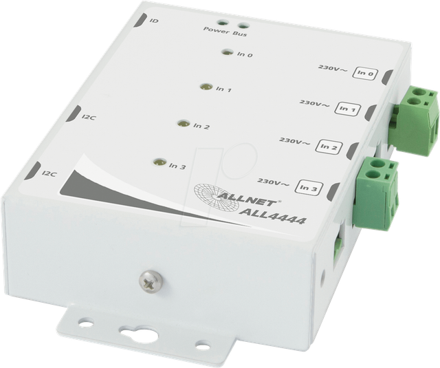 ALLNET ALL4444 - Netzspannungswächter 220-240V 4fach Gehäuse ALL4444