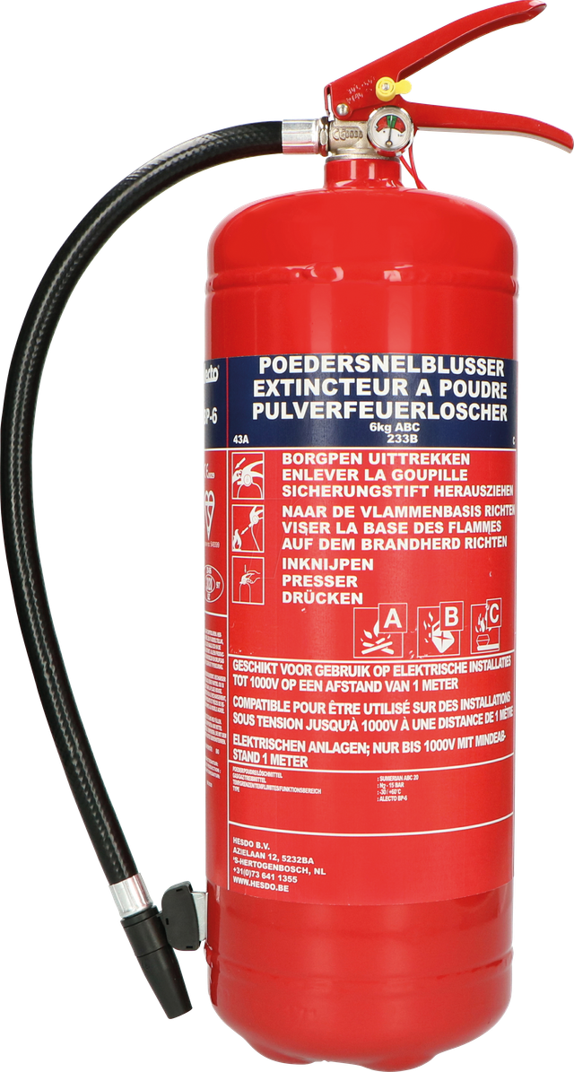 ALO BP-6 - Feuerlöscher, Pulver, 6 kg