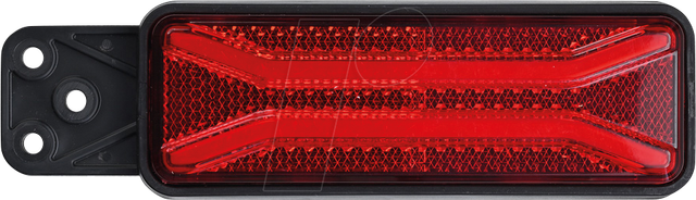 ANHGR 105105302 - Anhänger - Umrissleuchte, LED, eckig, rot