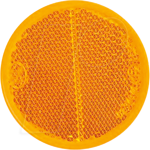 ANHGR 920971 - Anhänger - Reflektor, rund, orange, 2er-Set