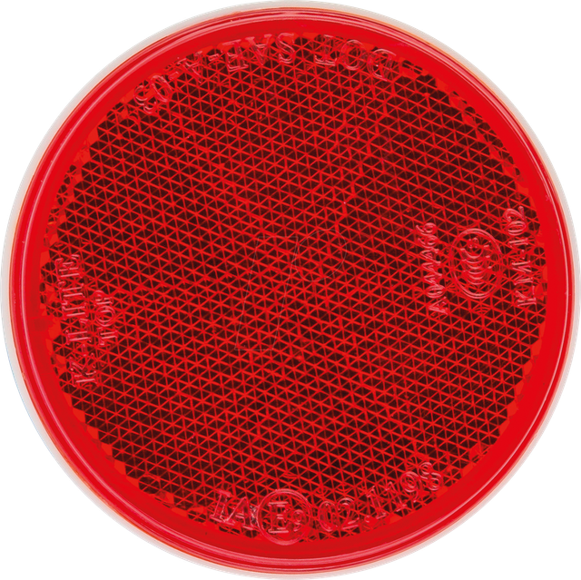 ANHGR 920972 - Anhänger - Reflektor, rund, rot, 2er-Set