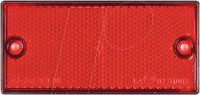 ANHGR 921001 - Anhänger - Reflektor, eckig, rot, 2er-Set