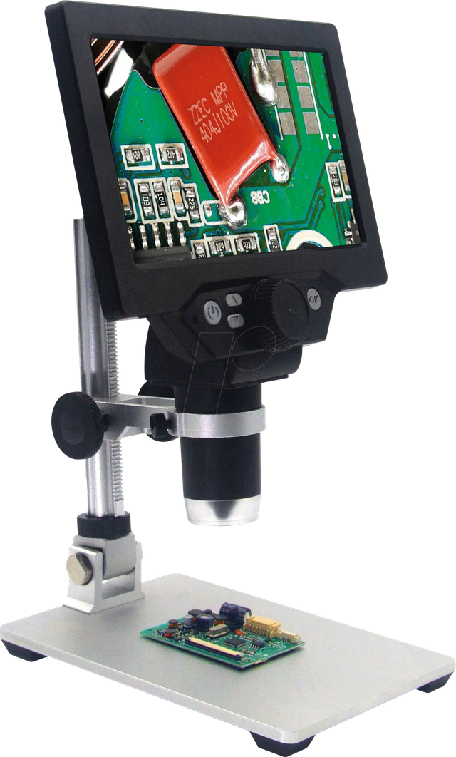 ANMAS DM1200 - Digital Mikroskop, 1-1200-fach, 7" Display
