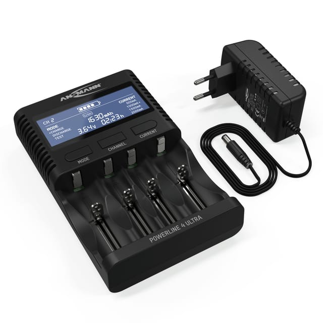 ANS 1001-0080 - Tischladegerät Powerline 4 Ultra, NiMh, Li-Ion