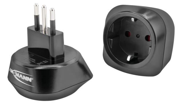 ANS 1250-0035 - ANSMANN Reisestecker ''EU to IT''