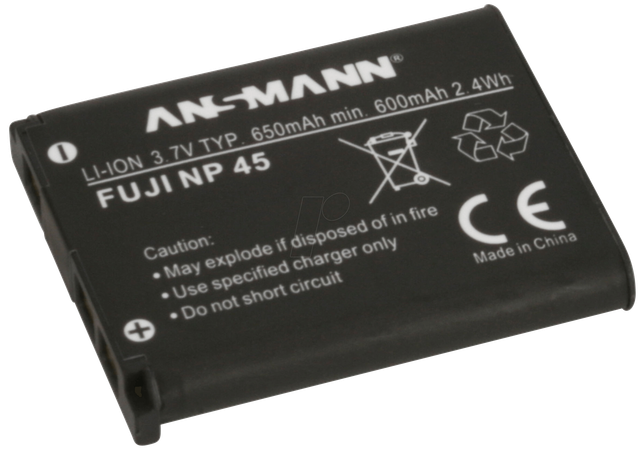 ANS 1400-0036 - Akku, Digitalkamera, kompatibel, 650 mAh, Fujifilm