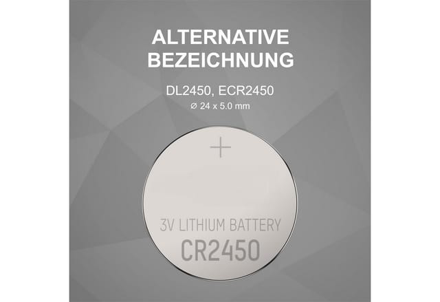 ANS 1516-0249 - Lithium-Knopfzelle CR2450, 6er Blister