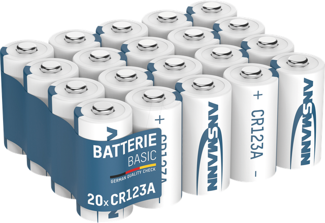 ANS 1520-0024 - Lithium Batterie CR123A / CR17335, 20er-Pack